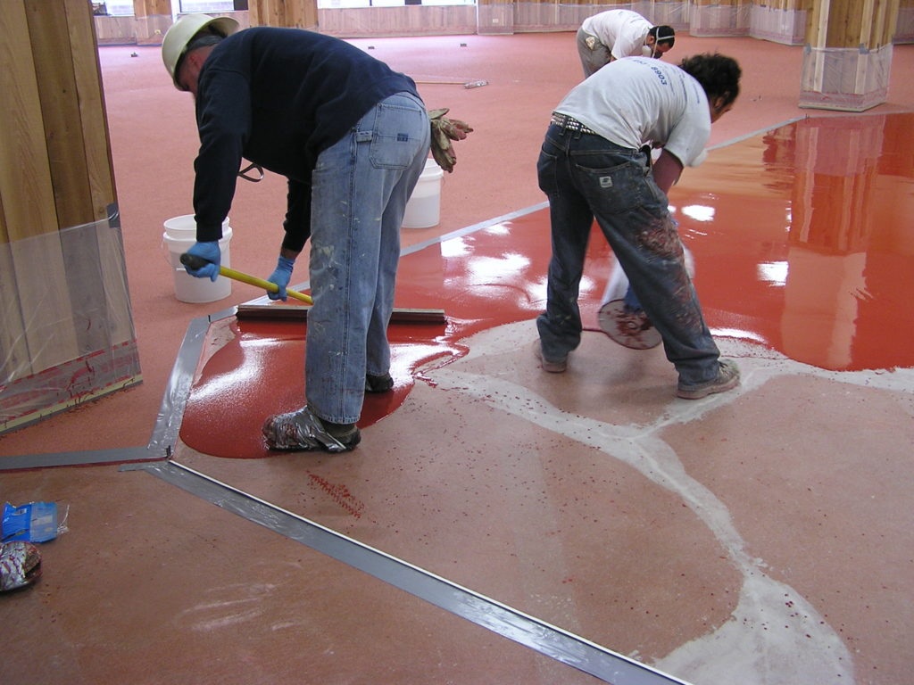 Applying Epoxy Floor Coating