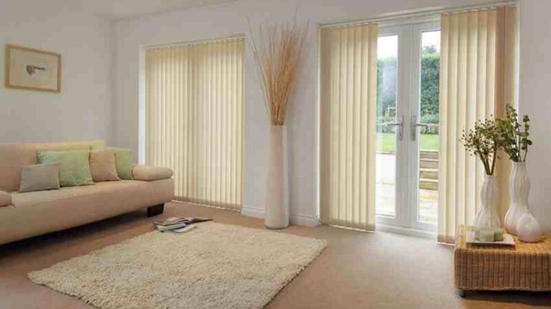 What is beautiful about vertical blinds?