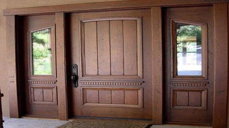 How do custom doors enhance charm and security