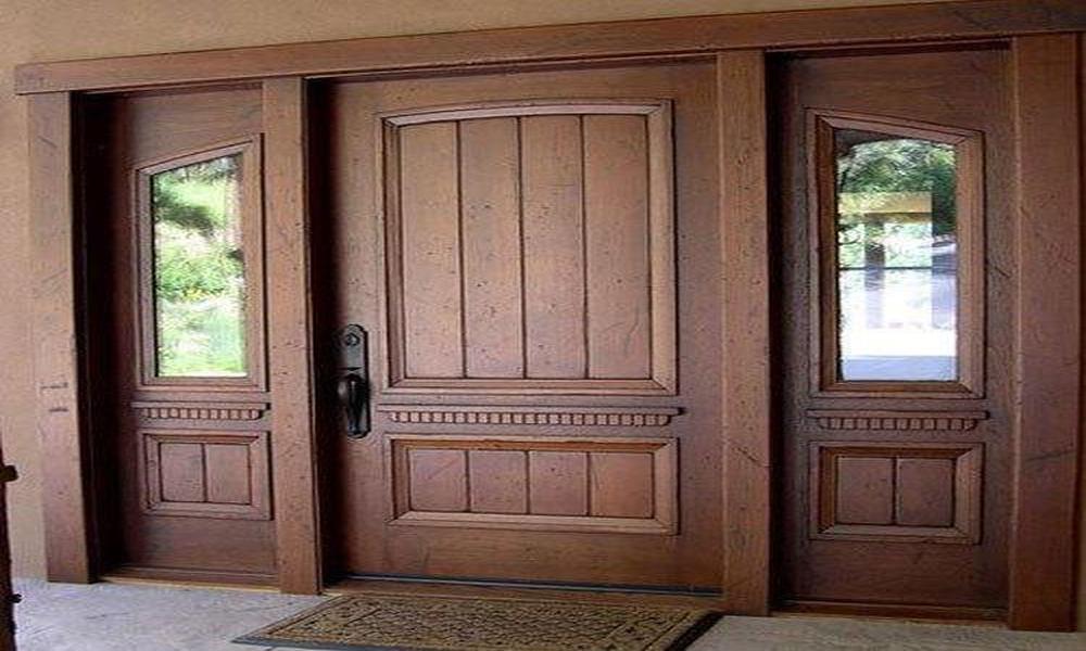 How do custom doors enhance charm and security?